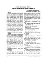 SỰ THAY đổi của các CHỈ số mô lợi SAU PHẪU THUẬT GHÉP mô LIÊN kết điều TRỊ RĂNG CO lợi