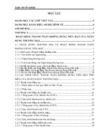 Phát triển hoạt động thanh toán không dùng tiền mặt tại sở giao dịch ngân hàng công thương việt nam