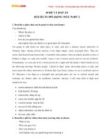 49 đề và đáp án bài IELTS speaking mẫu part 2