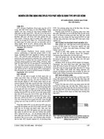 NGHIÊN cứu ỨNG DỤNG MULTIPLEX PCR PHÁT HIỆN và ĐỊNH TYPE HPV gây BỆNH