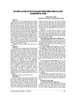 HÚT THUỐC lá và một số yếu tố LIÊN QUAN ở NGƯỜI TRƯỞNG THÀNH 25   64 TUỔI tại QUẬN ĐỐNG đa