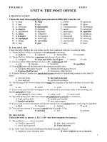 Test yourself d (unit 9, 10, 11) 