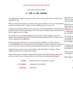 BÀI LUẬN TIẾNG ANH HAY   a visit to the market 