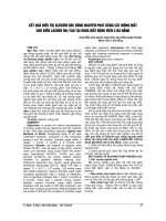 KẾT QUẢ điều TRỊ GLOCOM góc ĐÓNG NGUYÊN PHÁT BẰNG cắt MỐNG mắt CHU BIÊN LASRER ND    YAG tại KHOA mắt BỆNH VIỆN c đà NẴNG