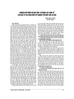 NGHIÊN cứu mức độ đáp ỨNG về NĂNG lực THỰC tế của bác sỹ đa KHOA mới tốt NGHIỆP với NHU cầu xã hội