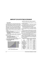 NGHIÊN cứu tỷ lệ và các yếu tố NGUY cơ của RUNG NHĨ