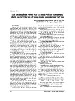 ĐÁNH GIÁ kết QUẢ sớm PHƯƠNG PHÁP căt nội SOI PHỐI hợp TIÊM HORMONE điều TRỊ UNG THƯ TUYẾN TIỀN LIỆT KHÔNG cần CHỈ ĐỊNH PHẪU THUẬT TRIỆT căn