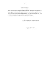 Luận văn thạc sĩ  2015 đánh giá thực hiện cải cách hành chính tại quận 1 TPHCM so sánh 2 phường bến thành và bến nghé 