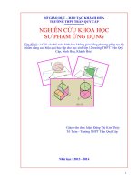 SKKN giải các bài toán hình học không gian bằng phương pháp tọa độ nhằm nâng cao hiệu quả học tập cho học sinh lớp 12 trường THPT trần quý cáp, ninh hòa, khánh hòa 