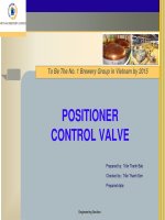 tài liệu POSITIONER CONTROL VALVE