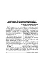 ĐẶC điểm lâm SÀNG của BỆNH NHÂN đái THÁO ĐƯỜNG được QUẢN lý và điều TRỊ tại BỆNH VIỆN NHA KHOA HUYỆN vũ THƯ, TỈNH THÁI BÌNH năm 2012