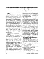 NGHIÊN cứu một số đặc điểm lâm SÀNG, cận lâm SÀNG và PHƯƠNG PHÁP điều TRỊ UNG THƯ lưỡi GIAI đoạn i, II tại BỆNH VIỆN k   hà nội 2005 2010