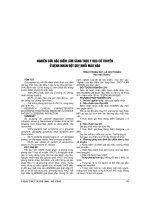 NGHIÊN cứu đặc điểm lâm SÀNG THEO y học cổ TRUYỀN ở BỆNH NHÂN đột QUỴ NHỒI máu não