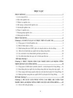 Đề xuất giải pháp nâng cao hiệu quả đào tạo nghề cho lao động nông thôn tại huyện gò công đông tỉnh tiền giang