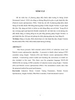 Ứng dụng thuật giải bầy đàn (PSO) để xác định thông số bộ PID trong điều khiển tốc độ động cơ không đồng bộ ba pha