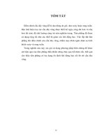 Khảo sát hiệu quả của tấm phẳng điều khiển dòng chảy qua tiết diện cầu bằng phương pháp số