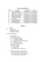 lập và thẩm định dự án đầu tư  quán cà phê hẹn hò tốc độ