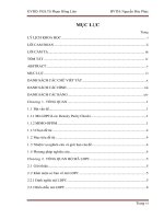 Ứng dụng mã LDPC và mã STF vào hệ thống MIMO OFDM