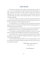 Tổ chức dạy học môn công nghệ 10 theo hướng tích cực hoá học sinh tại các trường trung học phổ thông thuộc thành phố hồ chí minh