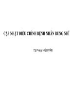 CẬP NHẬT điều CHỈNH BỆNH NHÂN RUNG NHĨ