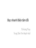Làm thế nào để học đọc điện tâm đồ nhanh nhất