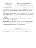 Đề khảo sát chất lượng đầu năm lớp 12 môn lịch sử năm 2015   2016 trường THPT hàn thuyên, bắc ninh