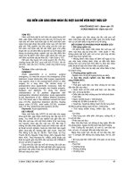 ĐẶC điểm lâm SÀNG BỆNH NHÂN tắc RUỘT SAU mổ VIÊM RUỘT THỪA cấp