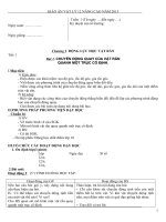 GIÁO ÁN VẬT LÝ 12 NÂNG CAO