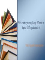 Bằng chứng trong phòng thông TIM hạn chế bằng cách nào