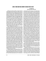 QUẢN lý dược BỆNH VIỆN  NHỮNG tác ĐỘNG vĩ mô và VI mô