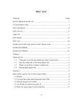 Áp dụng kỹ thuật cảm biến phổ vào việc cấp phát tài nguyên cho mạng vô tuyến nhận thức