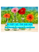 BÍ mật đề THI đại học , kì THI THPT QUỐC GIA  PHẦN 6: CACBONHYDRAT