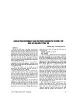 ĐÁNH GIÁ PHẢN hồi NHANH về DANH mục THUỐC DÀNH CHO TRẺ EM dưới 6 TUỔI được QUỸ bảo HIỂM y tế CHI TRẢ