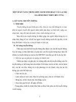 MỘT số kỹ NĂNG TRONG điều HÀNH SINH HOẠT câu lạc bộ GIA ĐÌNH PHÁT TRIỂN bền VỮNG  