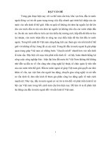 Đề tài tác động của vốn đầu tư nước ngoài đối với nền kinh tế việt nam