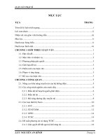 Xác định vị trí đặt TCSC trong hệ thống điện truyền tải nhằm giảm hiện tượng nghẽn mạch và có xét đến ổn định tĩnh