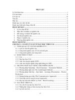 Dạy học theo COL môn anh văn chuyên ngành công nghệ thông tin tại trường cao đẳng công nghệ thủ đức