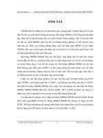 Đánh giá chất lượng mã khối không gian thời gian trong hệ thống MIMO OFDM