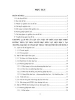 Tổ chức dạy học theo hướng tích cực hóa người học môn vật liệu học tại trường đại học sư phạm kỹ thuật thành phố hồ chí minh