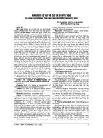 NGHIÊN cứu sự THAY đổi các CHỈ số HUYẾT ĐỘNG của ĐỘNG MẠCH TRUNG tâm VÕNG mạc mắt GLÔCÔM NGUYÊN PHÁT