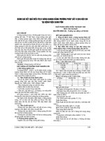 ĐÁNH GIÁ kết QUẢ điều TRỊ u BÀNG QUANG BẰNG PHƯƠNG PHÁP cắt u QUA nội SOI tại BỆNH VIỆN XANH pôn
