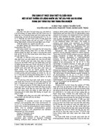 ỨNG DỤNG kỹ THUẬT SINH THIẾT và CHẨN đoán một số bất THƯỜNG số LƯỢNG NHIỄM sắc THỂ của PHÔI SAU rã ĐÔNG TRONG QUY TRÌNH THỤ TINH TRONG ỐNG NGHIỆM