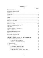 Giảm tổn thất công suất và nâng cao độ tin cậy lưới điện phân phối bằng máy phát phân tán