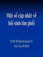 Một số cập nhật về hồi sinh tim phổi