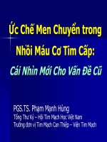 Vai trò của ức chế men chuyển trong nhồi máu cơ tim cấp