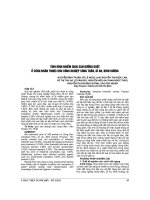 TÌNH HÌNH NHIỄM GIUN sán ĐƯỜNG RUỘT ở CÔNG NHÂN THUỘC KHU CÔNG NGHIỆP SÓNG THẦN, dĩ AN, BÌNH DƯƠNG