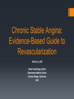 Các tranh luận trong điều trị cơn đau thắt ngực ổn định