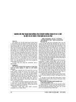 NGHIÊN cứu TÌNH TRẠNG DINH DƯỠNG LIPID ở NGƯỜI TRƯỞNG THÀNH từ 25 74 TUỔI tại một số xã THUỘC 2 TỈNH NGHỆ AN và hà TĨNH