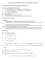 Tổng Hợp Các Phương Pháp GIải Nhanh Phương Trình Vô Tỉ - Luyện Thi Học Sinh Giỏi - Luyện Thi Đại Học Môn Toán