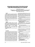 LIÊN QUAN NỒNG độ BRAIN NATRIURETIC PEPTIDE với một số đặc điểm và TRIỆU CHỨNG lâm SÀNG BỆNH NHÂN đợt cấp SUY TIM mạn TÍNH